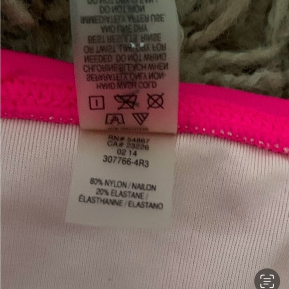 Victoria’s Secret Forever Sexy Swim Gathered Side Bikini Bottom Plumeria Pink S - Picture 3 of 4